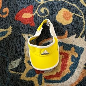 Yellow adidas visor